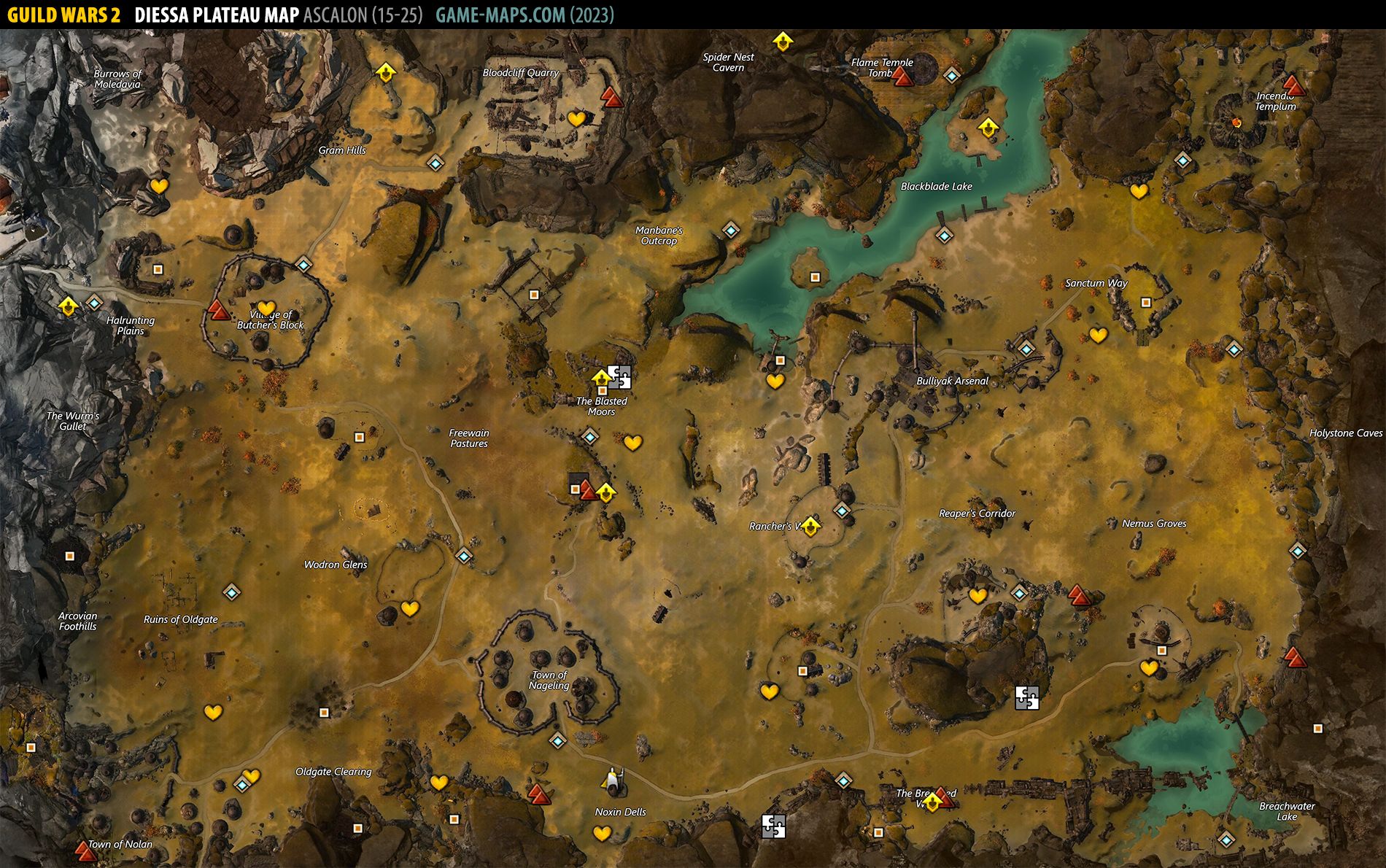Diessa Plateau Map Guild Wars 2 Diessa Plateau Map Guild Wars 2